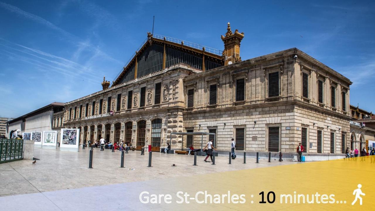 Appartement Marseille Désirée - Centre - La Joliette - gare TGV Extérieur photo